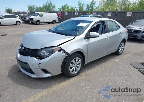 2016 Toyota Corolla Le from USA, damaged, VIN 5YFBURHE1GP554133